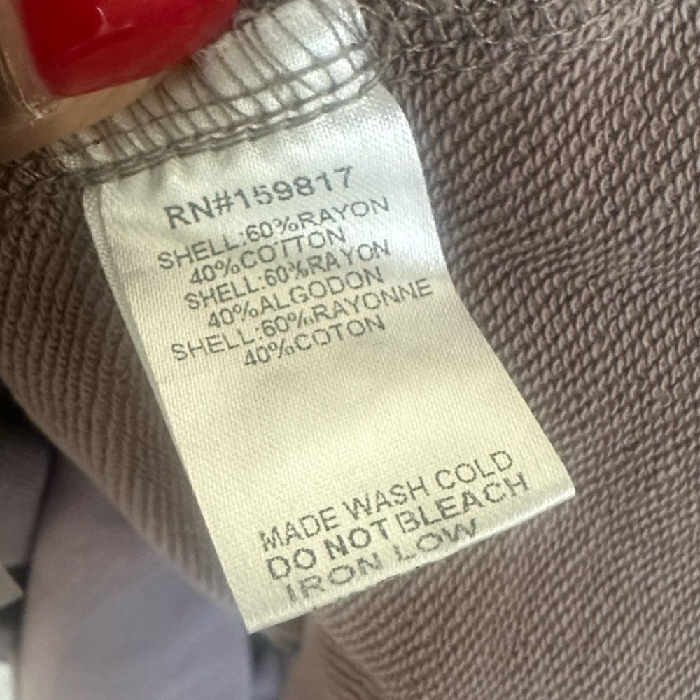 AS Revival Mauve Hooded Oversized Sweatshirt S - Picture 7 of 7